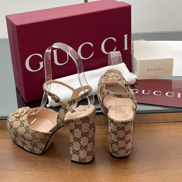 GUCCI Women’s platform pump with Double G