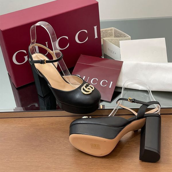 GUCCI Women’s platform pump with Double G