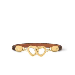 LOUIS VUITTON SAY YES BRACELET BROWN M6758E