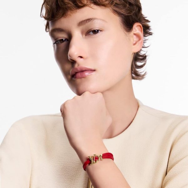 LOUIS VUITTON BLOOM BRACELET RED M8916Z
