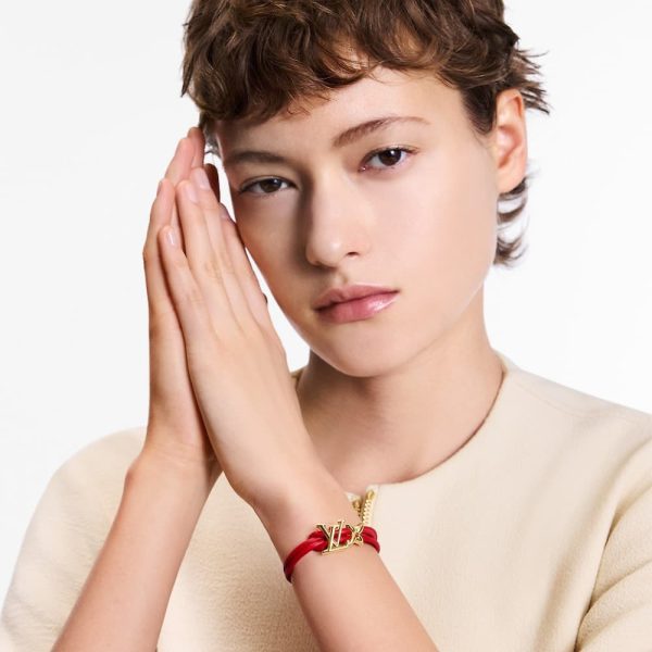 LOUIS VUITTON BLOOM BRACELET RED M8916Z