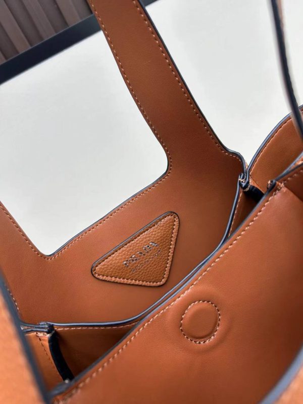 Prada Brown Vitello Daino Bag