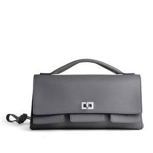 Balenciaga Women’s Bel Air Clutch On Strap Small(HIGH-END GRADE)