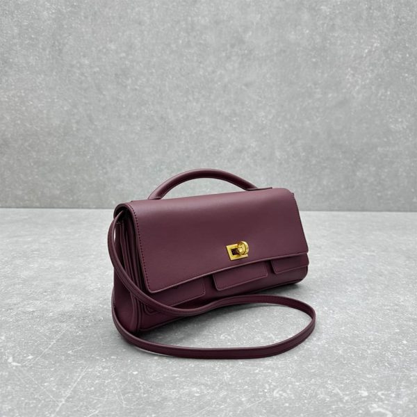 Balenciaga Women’s Bel Air Clutch On Strap Small(HIGH-END GRADE)