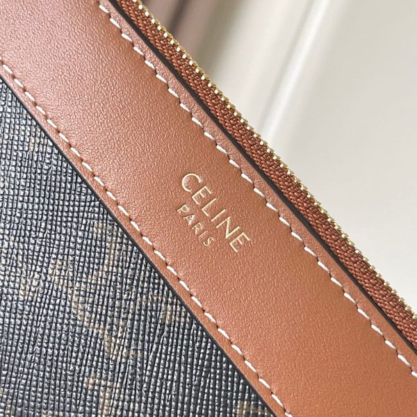 Celine SOFT SHOPPER BAG IN Triomphe Canvas and Calfskin (HIGH-END GRADE)