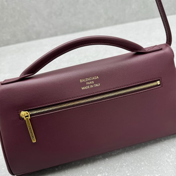 Balenciaga Women’s Bel Air Clutch On Strap Small(HIGH-END GRADE)