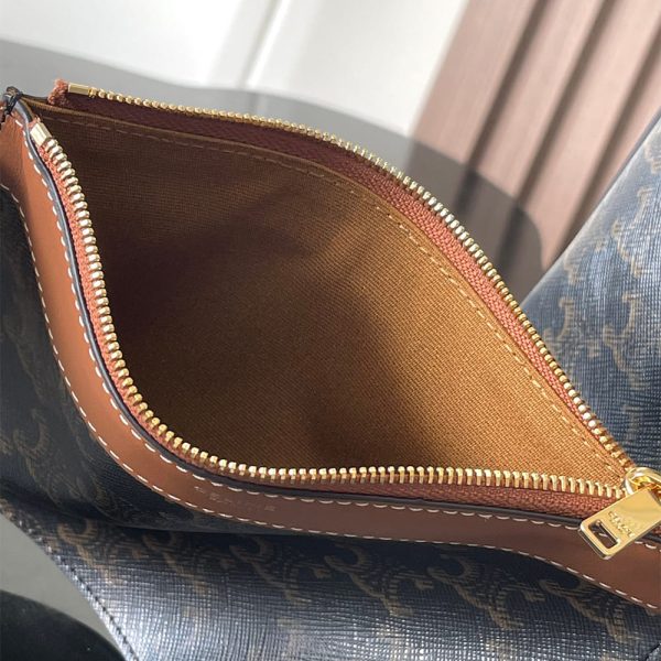 Celine SOFT SHOPPER BAG IN Triomphe Canvas and Calfskin (HIGH-END GRADE)