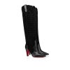 CHRISTIAN LOUBOUTIN SANTIA BOTTA 85 BOOTS BLACK 3220701BK01