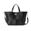 GUCCI BETTY MINI SHOPPER BLACK 28CM 847387 AAFA1 1000