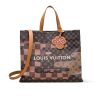 LOUIS VUITTON SHOPPER TOTE MM MONOGRAM CANVAS BROWN 40CM M15274