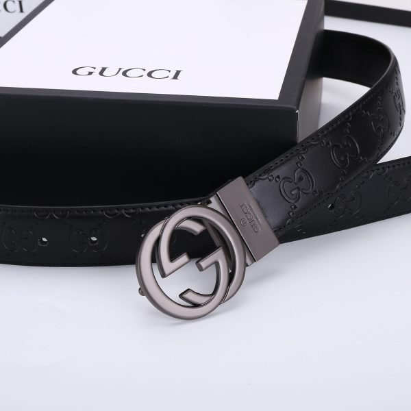 GUCCI GG MARMONT REVERSIBLE BELT BLACK MAXI 774153 AABZA 1000