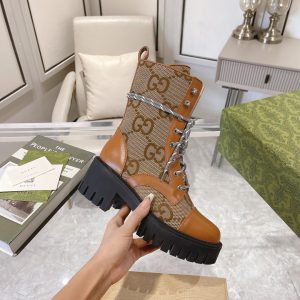 Gucci Lace Up Ankle Boot