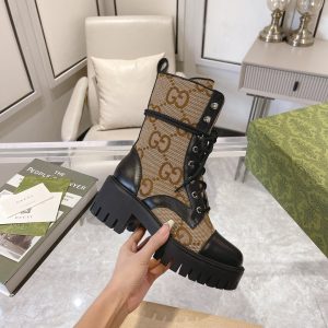Gucci Lace Up Ankle Boot