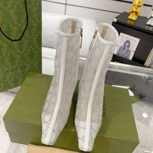Gucci Crystal GG Boots