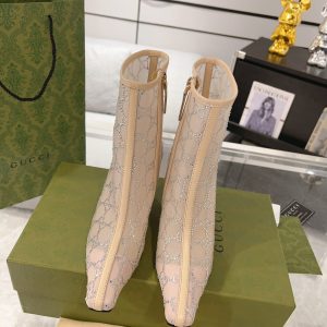 Gucci Crystal GG Boots