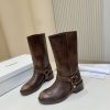 Chloé Leather Biker Boots
