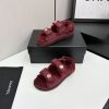 Chanel Red Sandal