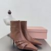 Miu Miu Brown Utility Boots