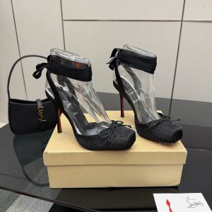 Christian Louboutin Cassia Lace Up High Heels