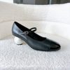 Chanel Mary Janes Black Flats