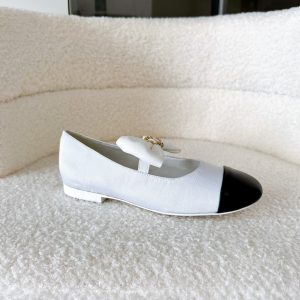 Chanel White Jennie Ribbon Flats Chanel White Jennie Ribbon Flats