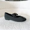Chanel Black Jennie Ribbon Flats