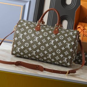LOUIS VUITTON SPEEDY P9 BANDOULIÈRE 40 BAG GREEN SANCHA 40CM M15244