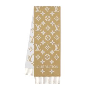 LOUIS VUITTON LV ESSENTIAL SCARF BEIGE M77728