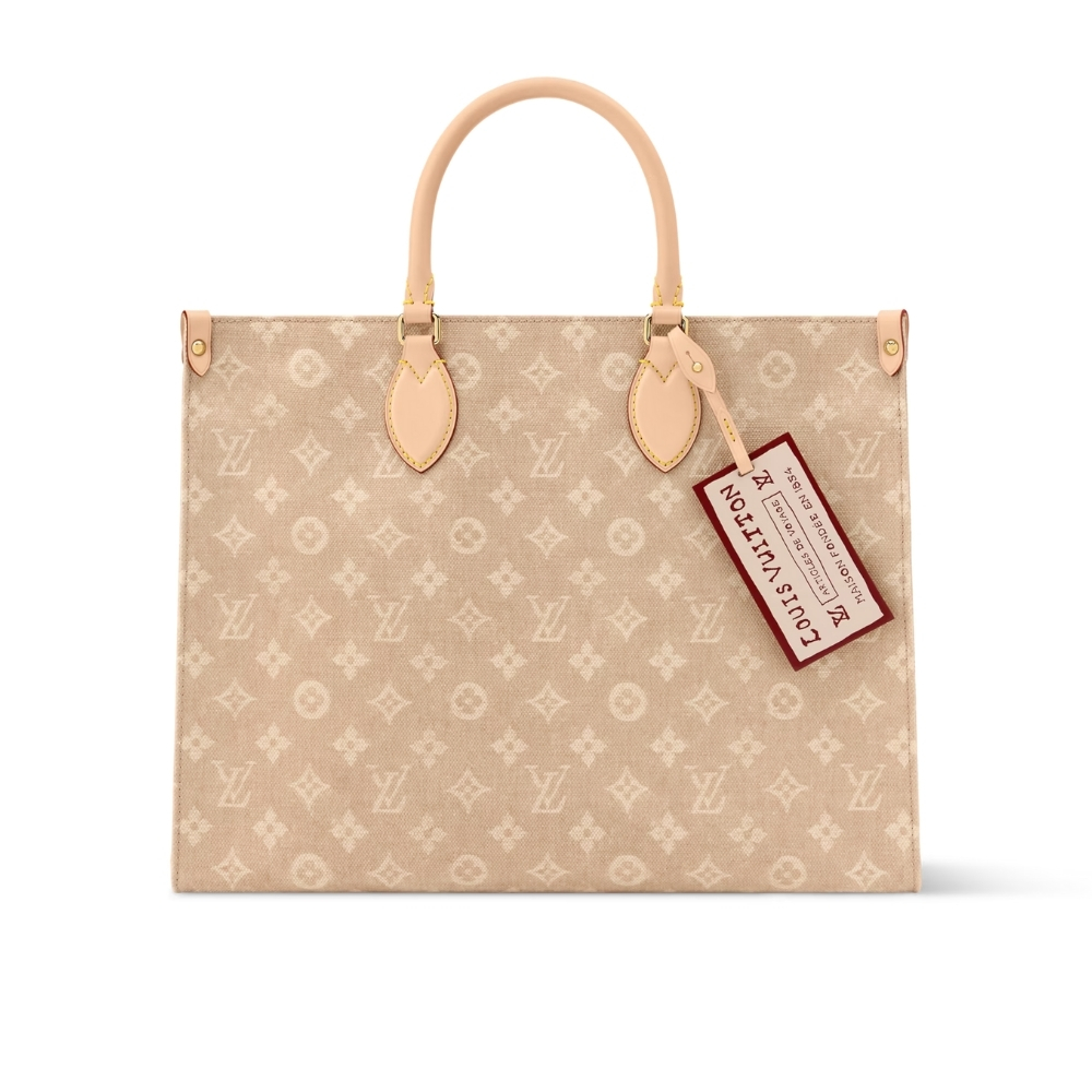 LOUIS VUITTON ONTHEGO ORGANIZER MEOWGRAM BEIGE 37CM M15136 LOUIS VUITTON ONTHEGO ORGANIZER MEOWGRAM BEIGE 37CM M15136