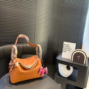 HERMES LINDY 26 ORANGE 26CM