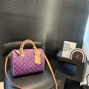 LOUIS VUITTON SPEEDY P9 BANDOULIÈRE 30 PURPLE 32CM
