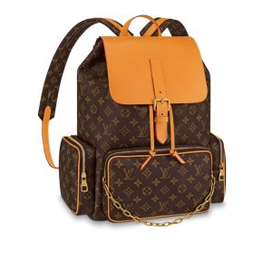 LOUIS VUITTON TRIO BACKPACK BROWN 43CM M44658