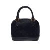 LOUIS VUITTON ALMA DENIM BLACK 24CM