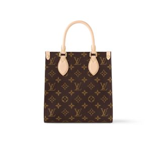 LOUIS VUITTON SAC PLAT BB MONOGRAM BROWN 22CM M46265