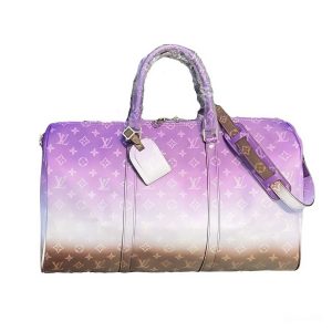 LOUIS VUITTON KEEPALL BANDOULIÈRE 45 SUNRISE PASTEL 45CM