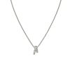 HERMES ETRIVIERE PENDANT NECKLACE WHITE GOLD