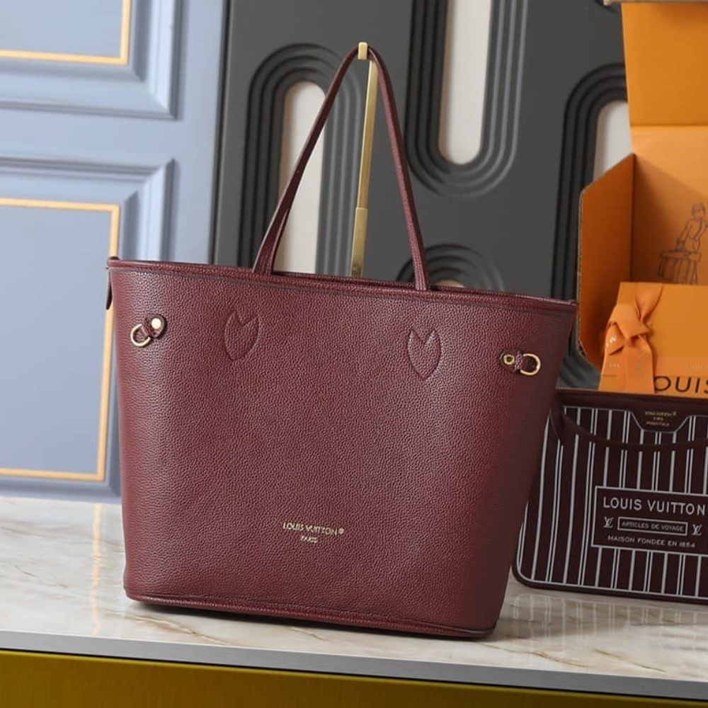 LOUIS VUITTON NEVERFULL INSIDE OUT MM MONOGRAM WINE 31CM M25663 LOUIS VUITTON NEVERFULL INSIDE OUT MM MONOGRAM WINE 31CM M25663