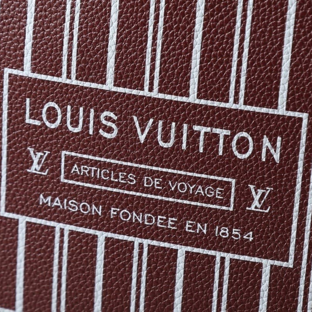 LOUIS VUITTON NEVERFULL INSIDE OUT MM MONOGRAM WINE 31CM M25663 LOUIS VUITTON NEVERFULL INSIDE OUT MM MONOGRAM WINE 31CM M25663
