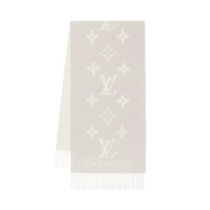 LOUIS VUITTON REYKJAVIK SCARF GREY 180CM M78909