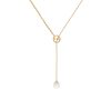 GUCCI BLONDIE PEARL DROP NECKLACE GOLD 774689 I4620 8078