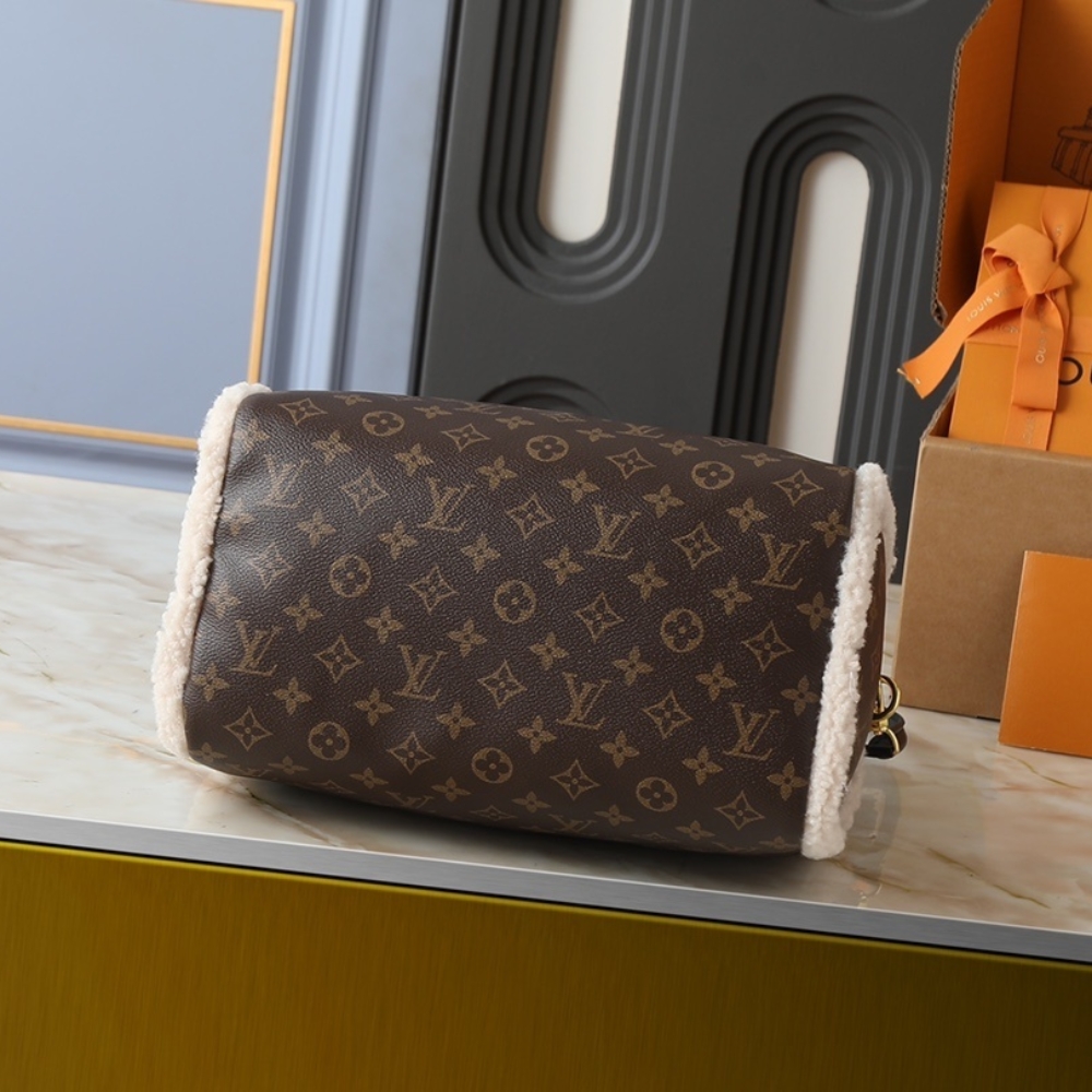 LOUIS VUITTON SPEEDY SOFT 30 TEDDY MONOGRAM BROWN 30CM LOUIS VUITTON SPEEDY SOFT 30 TEDDY MONOGRAM BROWN 30CM
