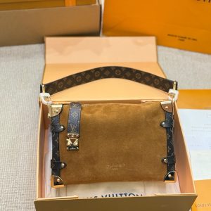 LOUIS VUITTON SIDE TRUNK MM TAN 18CM M15072