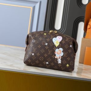 LOUIS VUITTON GM COSMETIC POUCH MONOGRAM BROWN 27CM M14891