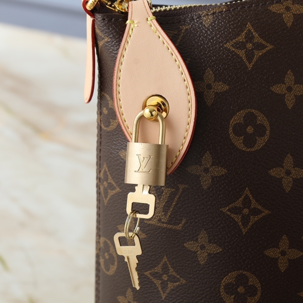 LOUIS VUITTON NEO LOCKIT MM MONOGRAM BROWN 36CM M26494 LOUIS VUITTON NEO LOCKIT MM MONOGRAM BROWN 36CM M26494