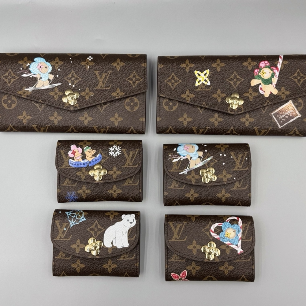 LOUIS VUITTON ROSALIE COIN PURSE AZUR FROST 12CM M12239 LOUIS VUITTON ROSALIE COIN PURSE AZUR FROST 12CM M12239