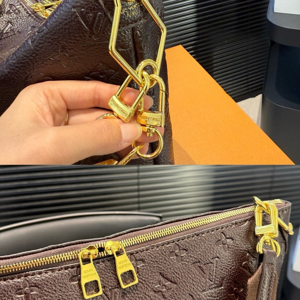 LOUIS VUITTON COUSSIN HOBO MM CHOCOLAT 30CM LOUIS VUITTON COUSSIN HOBO MM CHOCOLAT 30CM