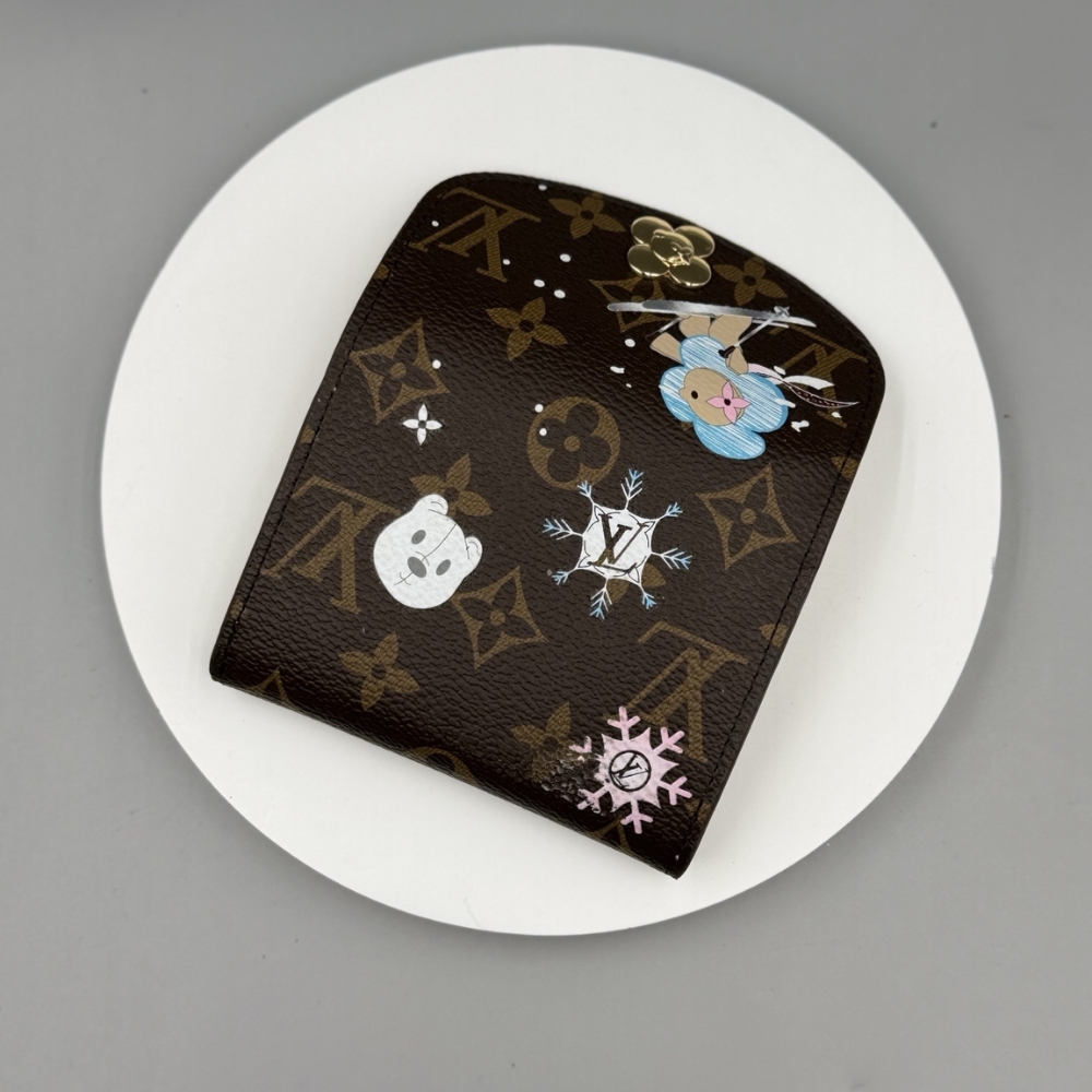 LOUIS VUITTON ROSALIE COIN PURSE AZUR FROST 12CM M12239 LOUIS VUITTON ROSALIE COIN PURSE AZUR FROST 12CM M12239