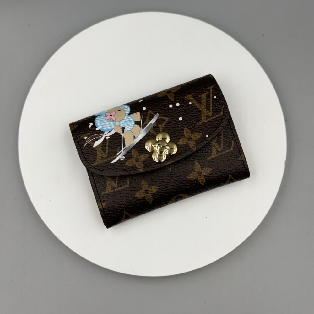 LOUIS VUITTON ROSALIE COIN PURSE AZUR FROST 12CM M12239 LOUIS VUITTON ROSALIE COIN PURSE AZUR FROST 12CM M12239