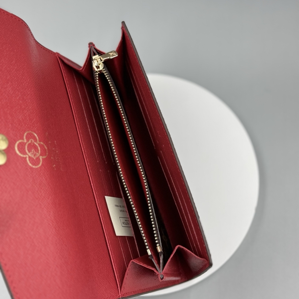 LOUIS VUITTON SARAH WALLET CANDY RED 19CM M12207 LOUIS VUITTON SARAH WALLET CANDY RED 19CM M12207