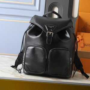 LOUIS VUITTON MONTSOURIS CARGO BACKPACK BLACK 40CM M13983